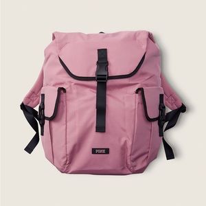 PINK Victoria's Secret Black Backpack with Sleek Design